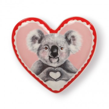 Trinket Tray | I Heart Koala | Heart Shape Trinket Tray | I Heart Koala | Heart Shape